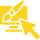 Icone ilustrativo Personalização Total dos Projetos 